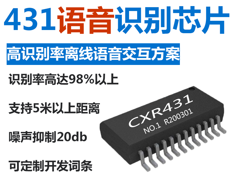 CXR431語音識別芯片怎么樣